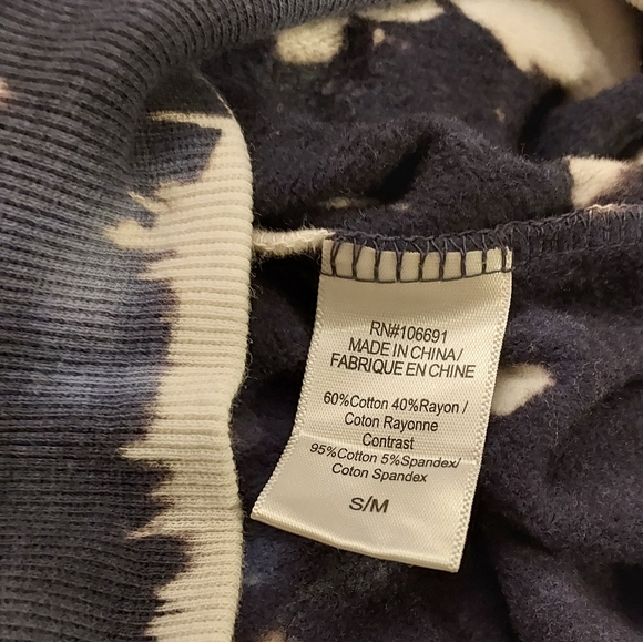 Young Fabulous & Broke YFB Raissa Tie Dye Hoodie Size Small Medium Blue NEW NWT - Picture 9 of 11